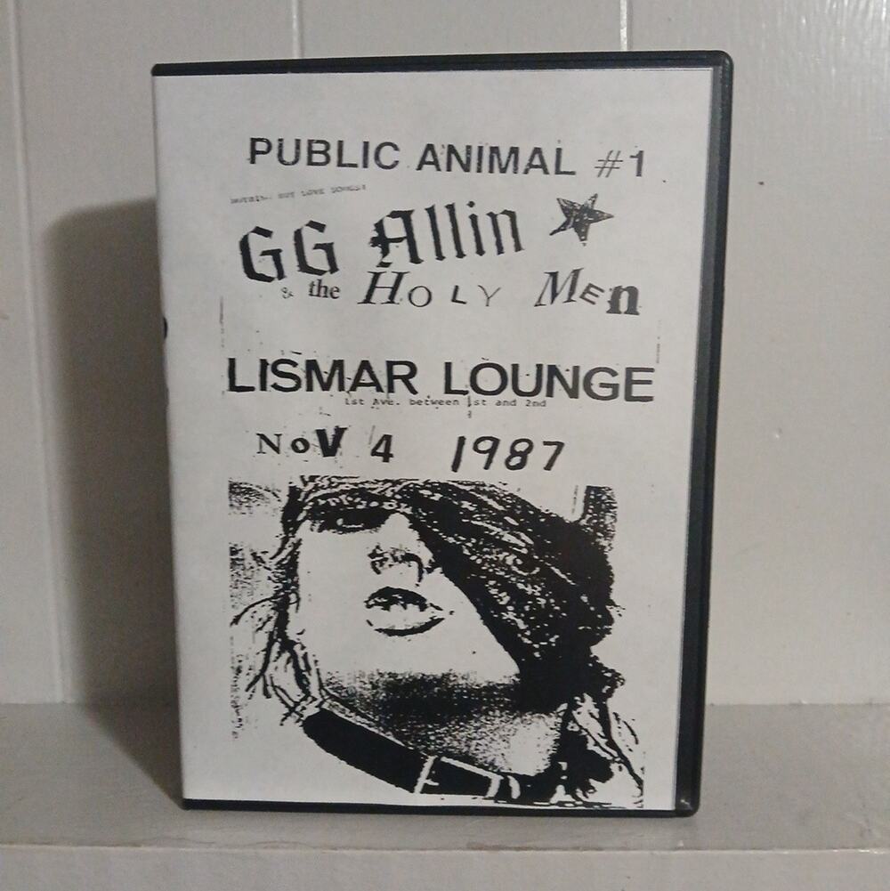 GG Allin & The Holy Men Public Animal #1 Live Lismar Lounge 1987 Punk Rock DVD